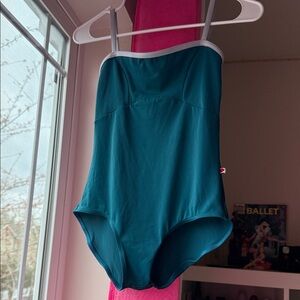 Teal YUMIKO ballet leotard